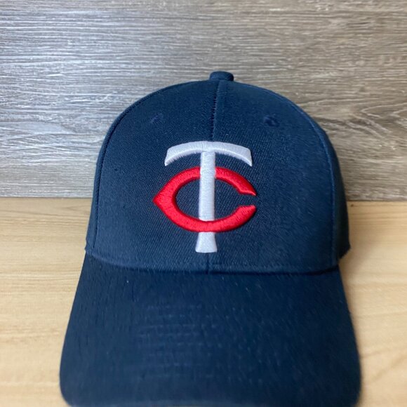 Minnesota Twins Hat Cap Strap Back Blue Ford Logo Adjustable - Picture 2 of 10
